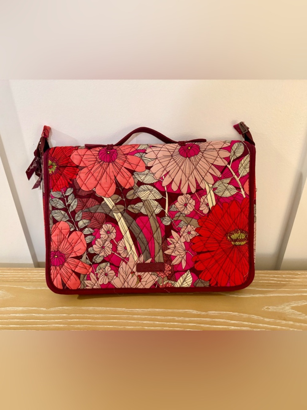 Vera Bradley Quilted Cotton Travel Organizer Bohemian Blooms